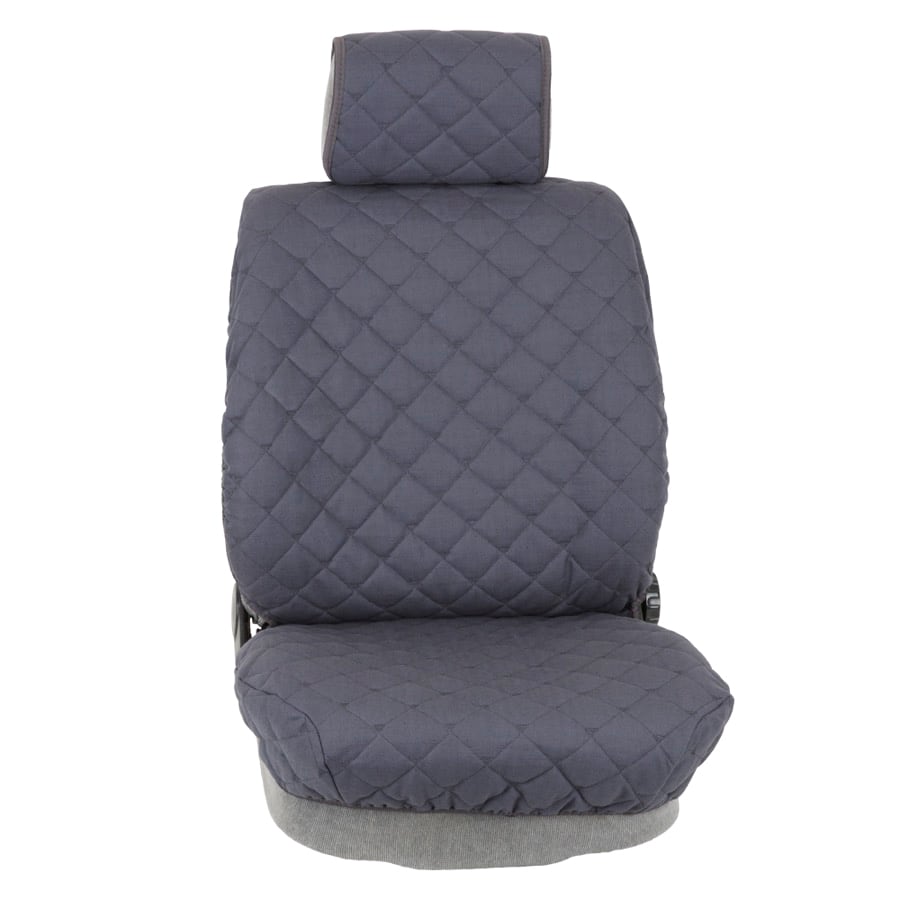 Coprisedili anteriori Misto Lino Grigio 92 per Smart Fortwo - Union Textile  - IT