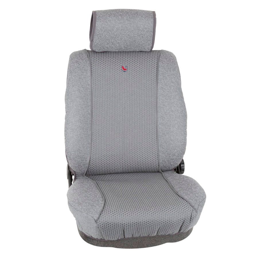 Coprisedili anteriori Misto Cotone Udine Grigio 17 per Ford Fiesta - Union  Textile - IT