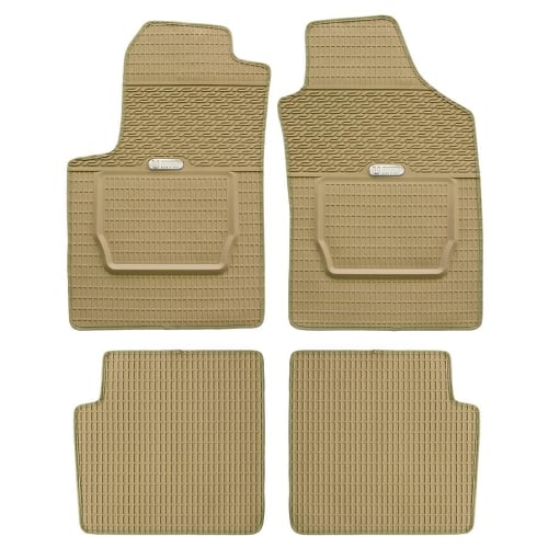 Tappetini Lucev Beige 1007 per Jeep Renegade distanza fori passeggero cm 18