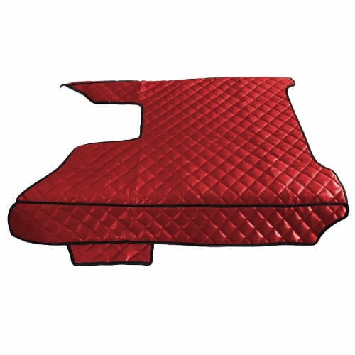 Copricofano in skay Rosso 202 per Iveco 115.17-135.17-145.17 3 posti con terzo sedile centrale