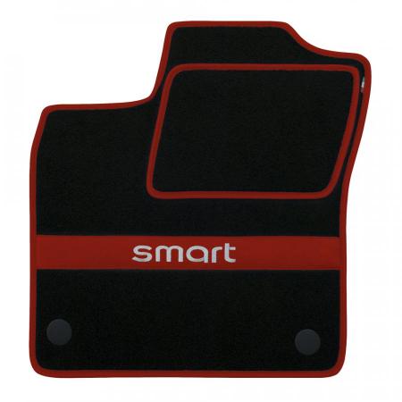 Tappetini per Smart -  Ciak Elite Rosso