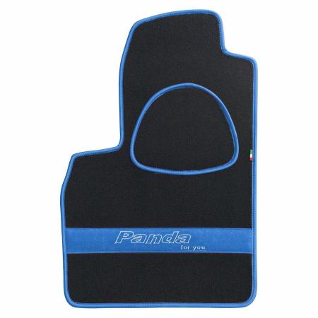 Tappetini per Fiat Panda prodotte dal 2003 al 2012 -  Ciak Elite Azzurro